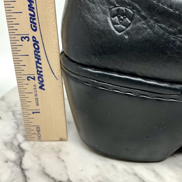 Ariat Floral Leather Comfort ATS Clogs 8.5 Western Casual Bohemian Classic Boho - Picture 14 of 15